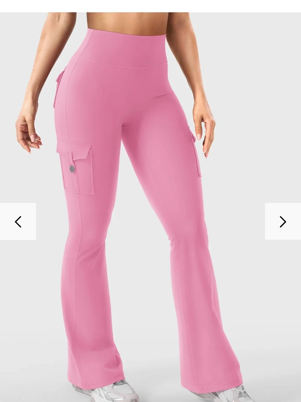 NWOT Yeoreo Hedda 32" CoreFlex Flared Leggings- Pink - Picture 5 of 7